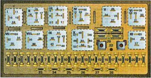 Detaillierter Sicherungsplan für den Audi 90 B3 der Baujahre 1986-1991.