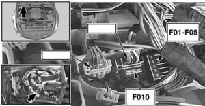 Sicherungskasten im Motorraum für den N52 Motor.