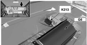 Relais der elektrischen Vakuumpumpe (K213) für S85-Motoren