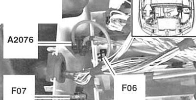 Sicherungsplan für BMW 1er N54 (135i) mit Details zum VANOS-System Auslass.