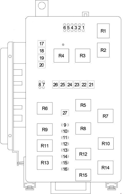 Technisches Diagramm für Fahrzeugtyp 1, zur besseren Veranschaulichung.