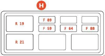 Darstellung der Komponente 'h' des Ferrari 599 GTO.
