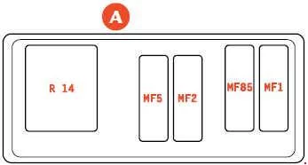 Spezifische Komponente 'A' des Ferrari 599 GTO.