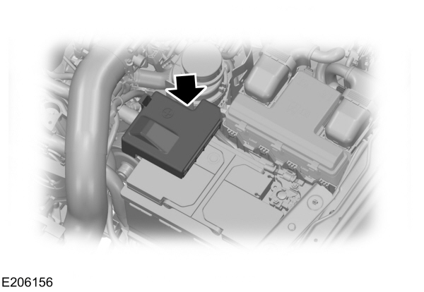 Sicherung im Motorraum für Fahrzeuge mit hydraulischer Servolenkung.