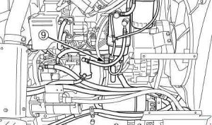 Sicherungsübersicht für die Traktormodelle M126GX und M135GX.