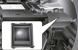 Sicherungskasten im Motorraum links hinter der Batterie.
