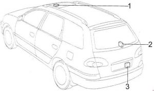 Sicherungsbelegung für die Kombi-Variante des Toyota Avensis.